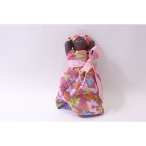 Bahamas, Topsy Turvy, Cloth Doll, Folk Art, Bright, Soft Toy, ~ 251013-WH 1365